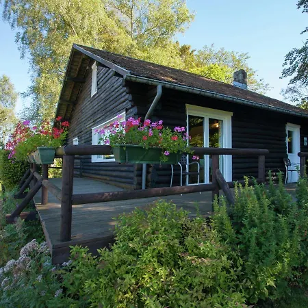 Chalet Open Wooden Chalet Built Against A Hill