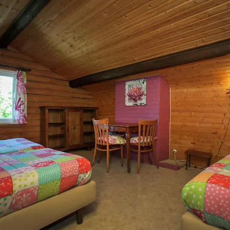 Chalet Open Wooden Chalet Built Against A Hill Francorchamps