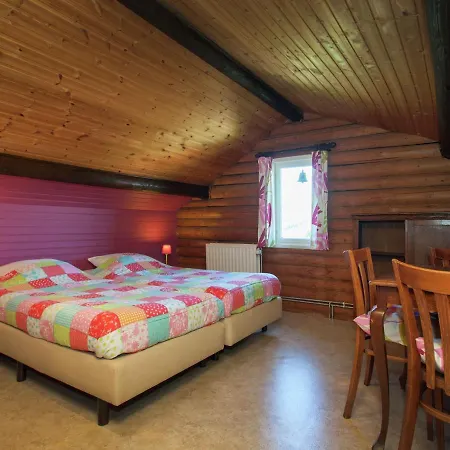 Open Wooden Chalet Built Against A Hill Chalet *